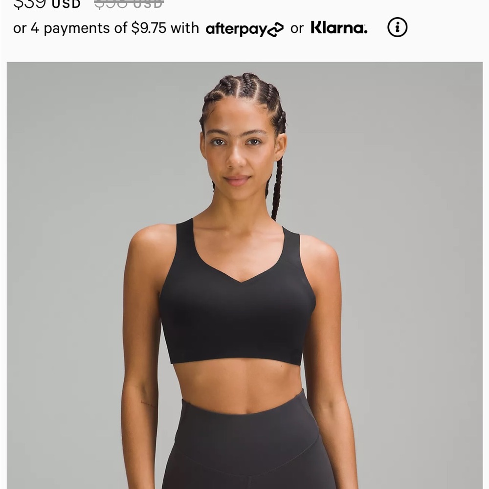 Lululemon Enlite Weave-Back Bra
High Support. NWT